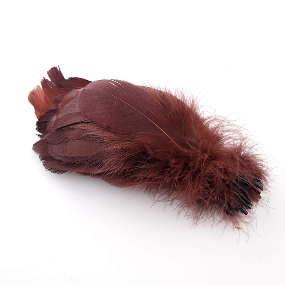 Sowder Natural Goose Feathers Clothing Accessories Pack of 100(Coffee) — image 1
