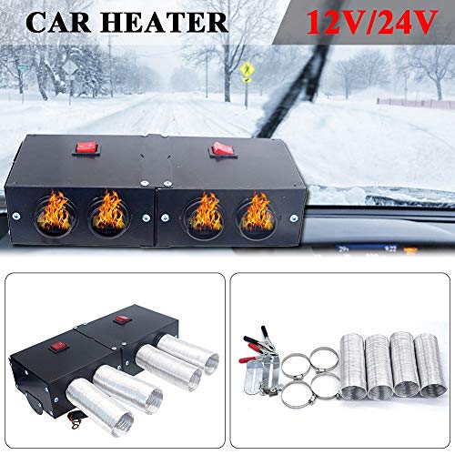 Auto Heater - SUNWAN 12V 500W Auto Heater Kit High Power Snelle Verwarming Ventilator Ontdooi Defogger Voor Automobiel… - Afbeelding 6
