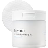 LUVUM Witch Hazel Hyaluronic Toner Pad, Witch Hazel, Hyaluronic Acid, pH 5.5, 60 Pads