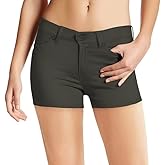 Hybrid & Company Womens Perfectly Shaping Hyper Stretch Shorts