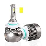 Simdevanma 9012/HIR2 LED Headlight Bulbs Kit Apply to Car Headlamp and Fog-Front (Attention model) 60W 7600LM 6500K White 1Year Warranty