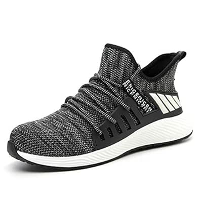 Zapatillas de Seguridad Hombres Hembra, Zapatos de Trabajo con Punta de