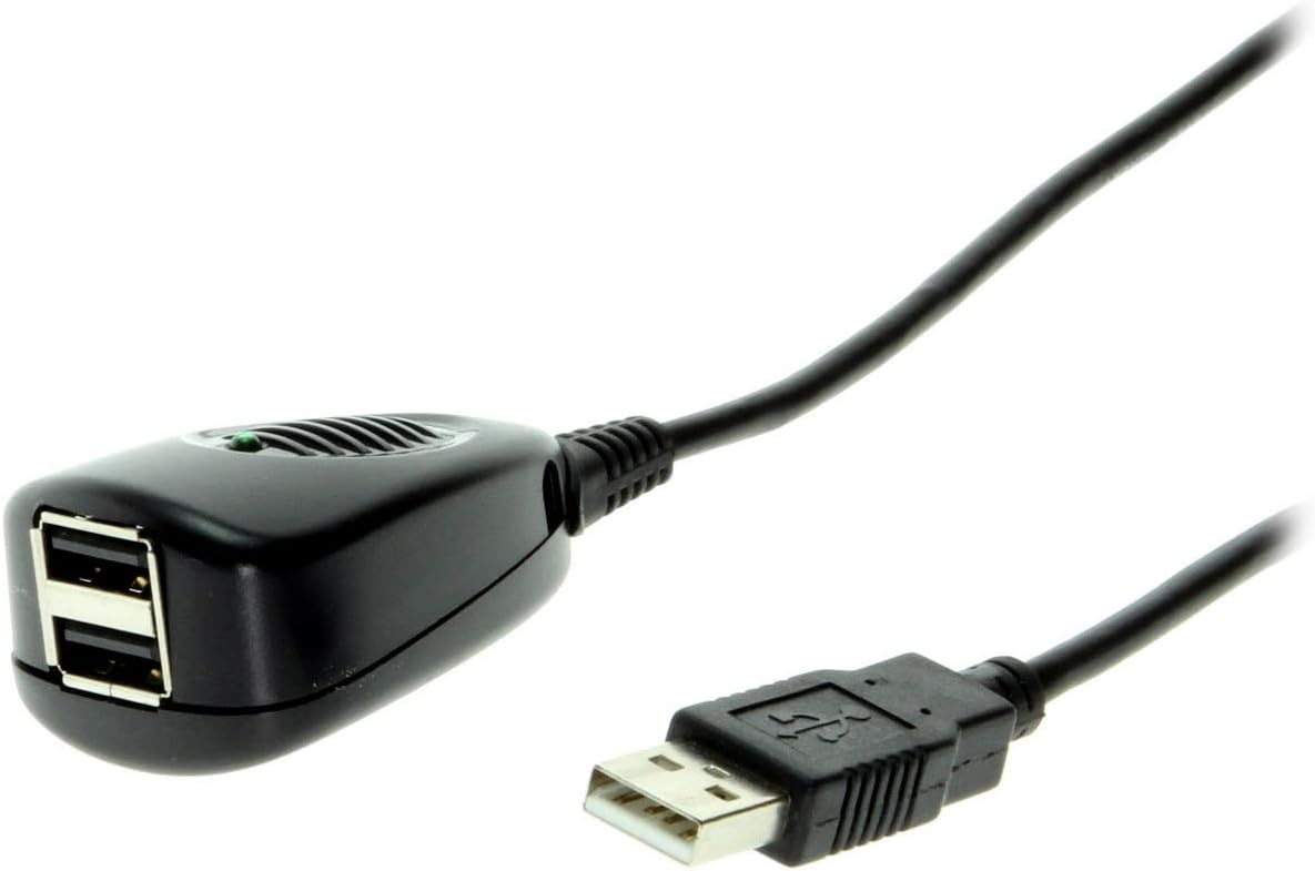 usbgear 2 puertos USB 2.0 Alta Velocidad Activo USB Cable de extensión 16 ft. Amazon.es
