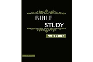 Bible Study Blank Page Notebook