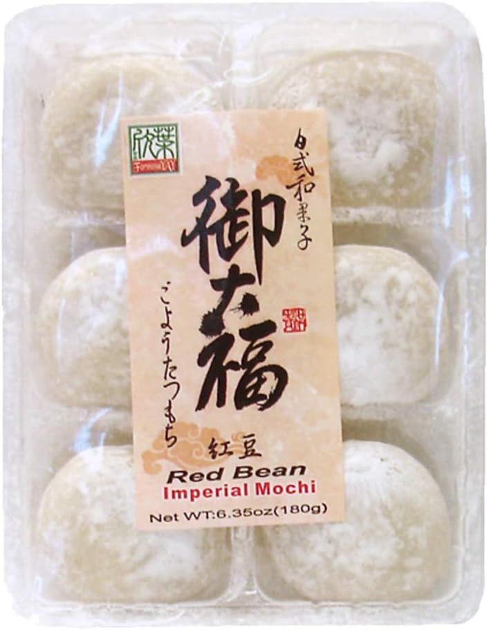 Formosa Yay Adzuki Red Bean Mochi, 6.35 Oz (Pack Of 6)