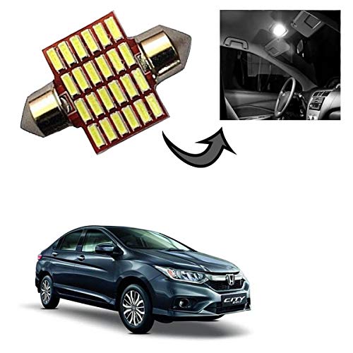 Vagary 24 Smd Led Interior Car Roof Light, 31mm Light for Honda City i-Vtec