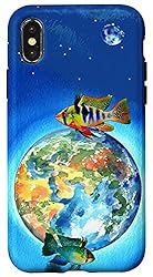 iPhone X/XS German Blue Rams Dwarf Cichlids