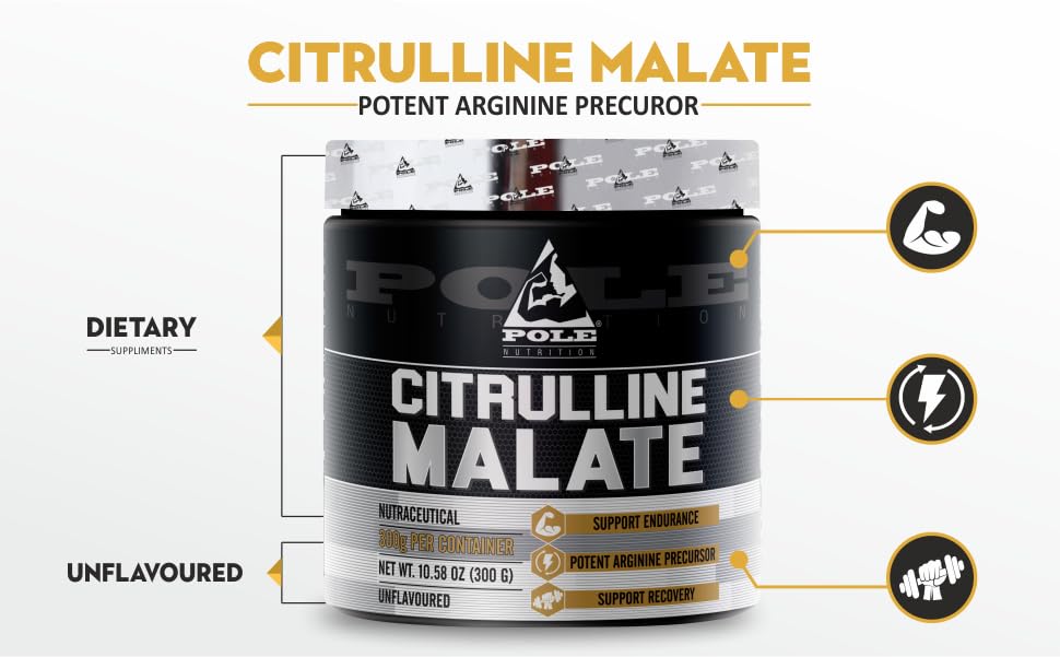 POLE NUTRITION PRO6 Pole Nutrition Citrulline Malate 300g