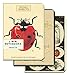 Cavallini Papers & Co. Mini Notebooks Insects Mini Notebooks Packaged Together As One Set, 4 x 5.3