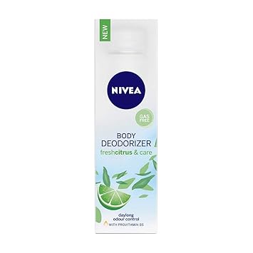 NIVEA Deodorizer, Fresh Citrus & Care Deodorant, Gas Free, Women, 120ml