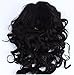 DINIFER Long Curly Wave Halloween Masquerade Cosplay Wigs for Black Woman