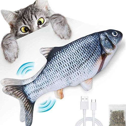 elloLife Jouet Chat, Jouets Poisson Electronique Simulation Réaliste, Jouet pour Chat Poisson elloLife Jouet Chat, Jouets Poisson Electronique Simulation Réaliste, Jouet pour Chat Poisson