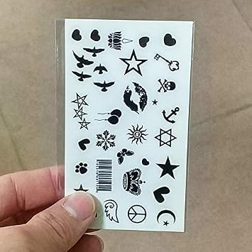 Amazoncom Waterproof Temporary Tattoo Sticker Of Body