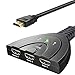 Hdmi Switch Splitter 3 In 1 out with High Speed Pigtail Cable Supports 1080P&3D, HD Audio (3 Port)