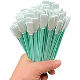 50 varetas retangulares quadradas de limpeza de espuma de 13 cm, sem fiapos para impressora jato de tinta em formato solvente
