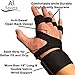 Workout Gloves with the Strongest Wrist Support ; Crossfit Gloves/Gym Gloves for Men and Women; Durable Neoprene with Extra Leather and Silicone Padding for Full Palm Protection (L, Open Back)