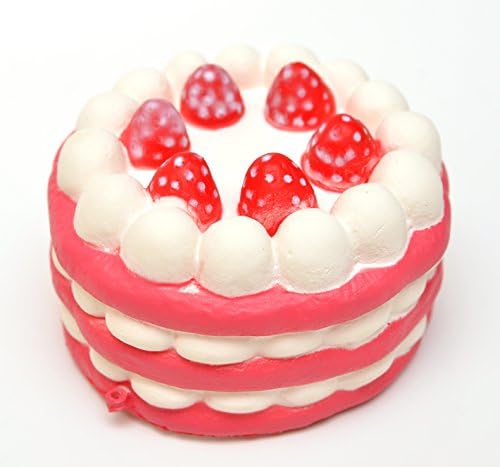 Stegotoys Squishy Strawberry Jumbo Cake Slow Rising Kawaii Kid Toy Stress Relief