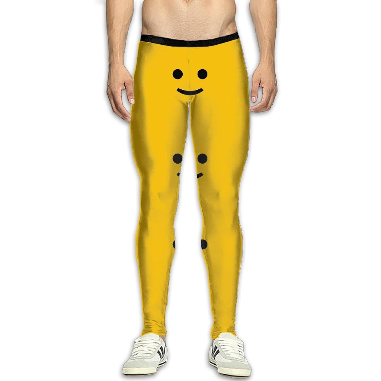 yellow compression pants