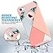 ULAK iPhone 5S Case, iPhone 5 Case,iPhone SE Case, Slim Fit Protection Case Hybrid Scratch Resistant Hard Back Cover Shock Absorbent TPU Bumper Protective Case (Pink Marble)