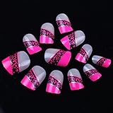 ECBASKET Totem Pattern Nail Art Decoration 24 pcs Set Acrylic Fake Full Nails