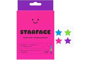 STARFACE WORLD Starface Party Pack BIG PACK Hydro-Stars, Colorful Hydrocolloid Pimple Patches, Absorb Fluid and Reduce Redness, Cute Star Shape (96 Count)