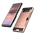 Vmini Samsung Galaxy Note 8 Case, Note 8 Shockproof Case with Slim Dual Layer Wallet Design and Card Slot Holder, Drawing Cover Design, Rose Gold