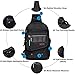NICGID Sling Bags, Chest Shoulder Backpacks Crossbody Purse Outdoor Chest Bag Travel Backpack for Men Women (Blue-385)