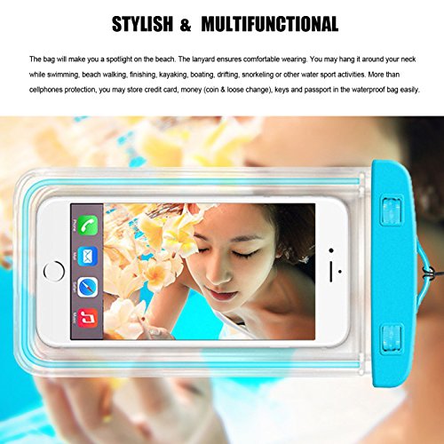 4Ppack] Waterproof Case Universal Cellphone Dry Bag Pouch - Main Image