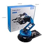 LewanSoul 6DOF Robotic Arm Kit for Arduino STEAM Robot Arm Kit with Handle PC Software and APP Control with Tutorial | SantaBILT®