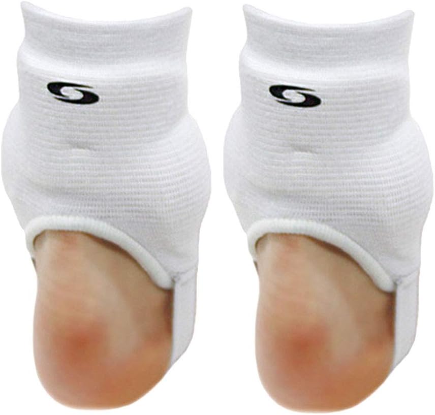 Ankle guards (x 1 Pair Shield Protector Dual Sided Pads for Soccer Football (White Color) : Sports & Outdoors