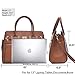 Women Emblem Purses Handbags Top Handle Satchel Bags Work Tote Shoulder Bag Briefcase with Wallet