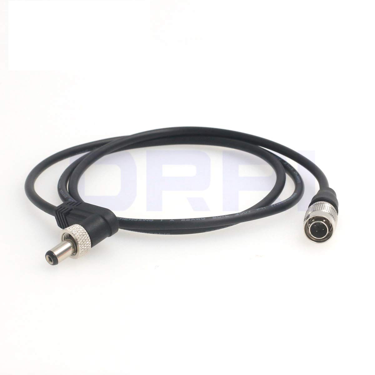 DRRI 4pin Hirose to Locking 2.1mm DC Cable for Video Devices PIX-E5 PIX-E7 PIX-E5H Monitor