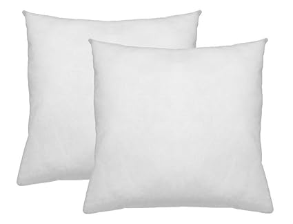 Amazon Com Deluxe Home Premium Pillow Sham Inserts 18 X 18 Set