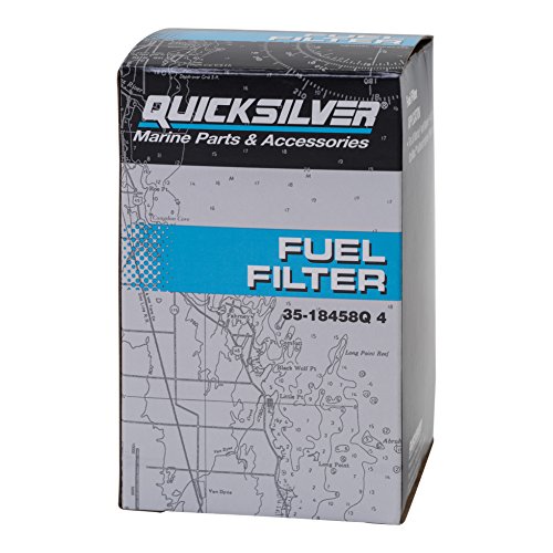 Quicksilver 18458Q4 Water Separating Fuel Filter Kit with Blue Water