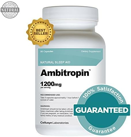Ambitropin - Sleep Aid - Sleep Aids Natural - One of the Best Sleep Pills That Is Sold As an Over the Counter Sleep Aid by Cellusyn