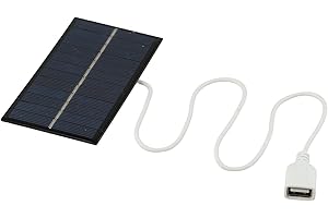 USB Solar Panel 2W 6V Monocrystalline Silicon Charger for Mobile Power Bank Small Fans Motors Lights 110x60MM Portable Outdoo