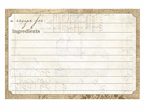 C.r. gibson 40 count recipe cards, 4 by 6-inch, perfect…