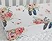 Baby Girl Floral Crib Bedding Floral Changing Pad Cover (Feather)