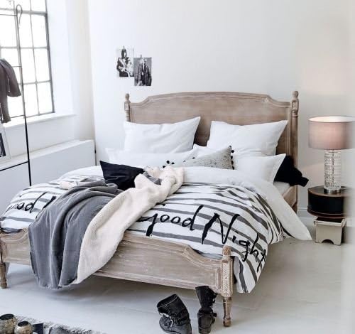 Kasandria Bett Weiss Gewischt 140x200cm Shabby Chic Look Blauglockenholz Ehebett Amazon De Kuche Haushalt