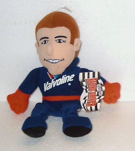 9 Plush Racing Driver Valvoline #6 Mark Martin; Plush Stuffed Bean Bag Toy Doll by Roush Racing