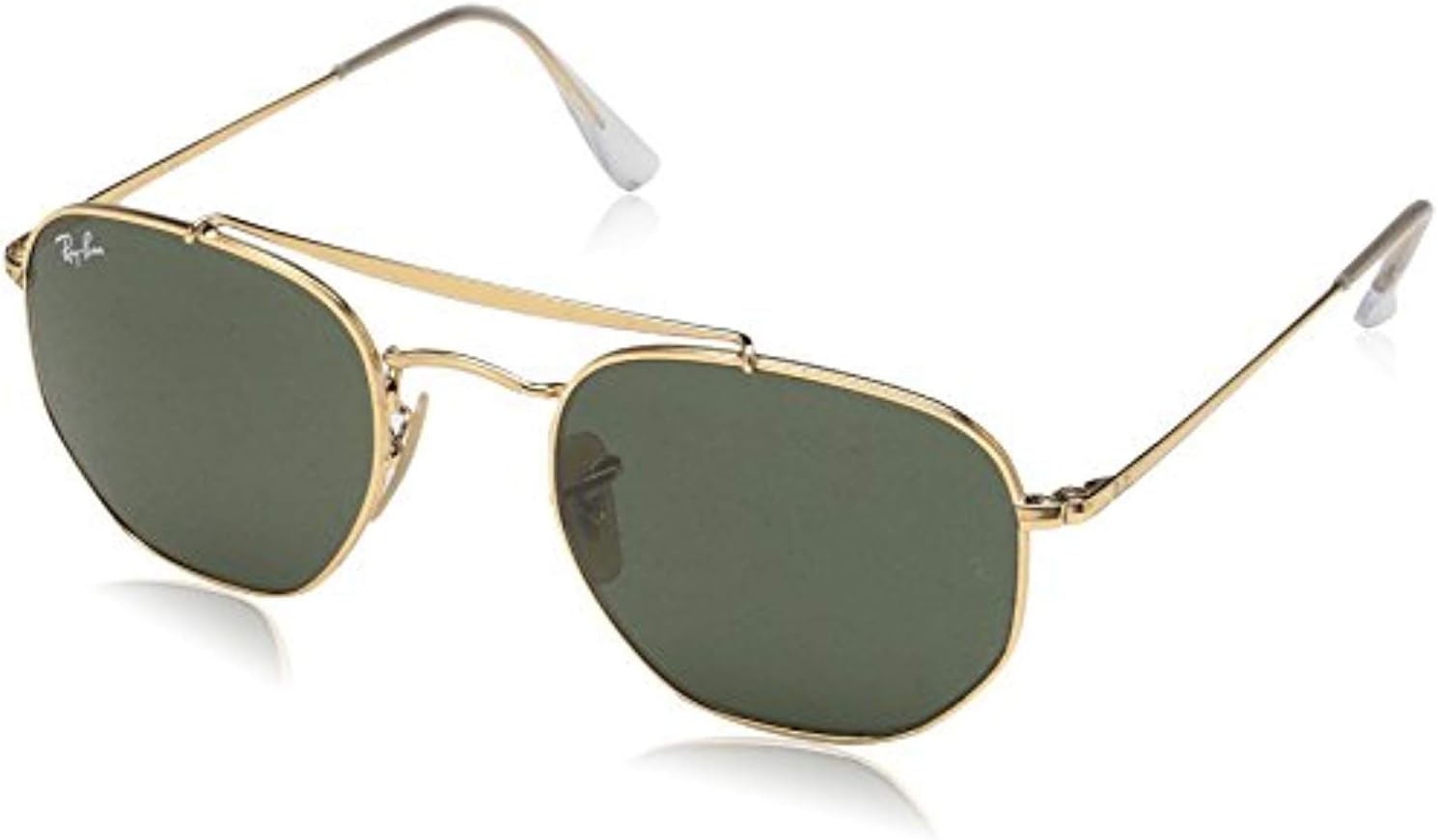 Bundle: Ray-Ban RB3648 The Marshal Gold/Green 54mm & Carekit