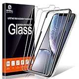 MP-MALL Screen Protector for iPhone XR, [3-Pack] [Tempered Glass] [Alignment Frame Easy Installation] with Lifetime Replacement Warranty