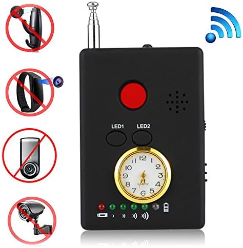 Auhko RF Signal Bug Detector, Multi-function RF Signal Camera Phone GSM GPS WiFi Bug Detector Finder with Alarm for Security Upgrade Version