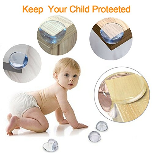 Child Safety Cabinet Locks 6 Pack with Extra 4 Clear Baby Safety Corner Guards - Magnetic Child Safety Locks No Tools Adjustable Latches Baby Proofing Cabinets for Drawers, Toilet Seat, Fridge, More - Thumbnail 5