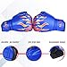 Luniquz Boxing Gloves for Kids Punching Bag Sparring, Training Gloves for Boys Girls Kickboxing MMA, 4oz Blue