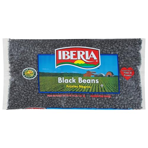 IBERIA BLACK BEANS, 4LB.
