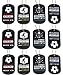 Inkstone Soccer Dogtag Necklaces | Motivational Winners Never Quit, Quitters Never Win | (12 Pack) | Encouraging Gift for Students, Teams, Players