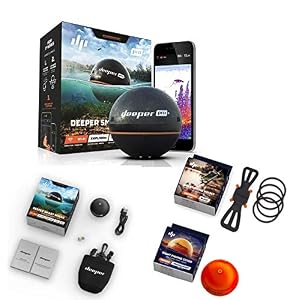 Deeper Smart Sonar Pro + Wifi + Gps + Smartphone Kit Support + Coque Night Fishing