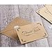 MAGJUCHE Rustic Kraft Thank You Cards - 32 Folded Note Cards – with Kraft envelopes