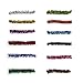240 Pcs 12 Colors Metallic Pipe Cleaners,Glitter Sparkle Pipe Cleaners,Colored Tinsel Chenille Stems for DIY Craft Projects,Wedding,Home Party,Holiday Decoration,6 mm x 12 Inch